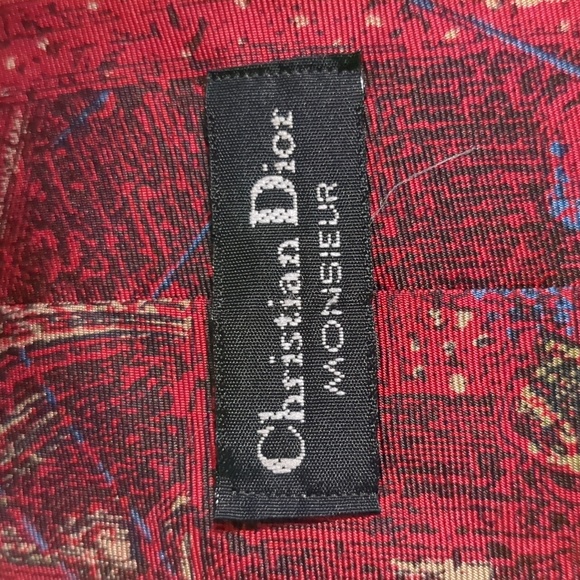 CHRISTIAN DIOR Monsieur Silk Necktie - Picture 3 of 4